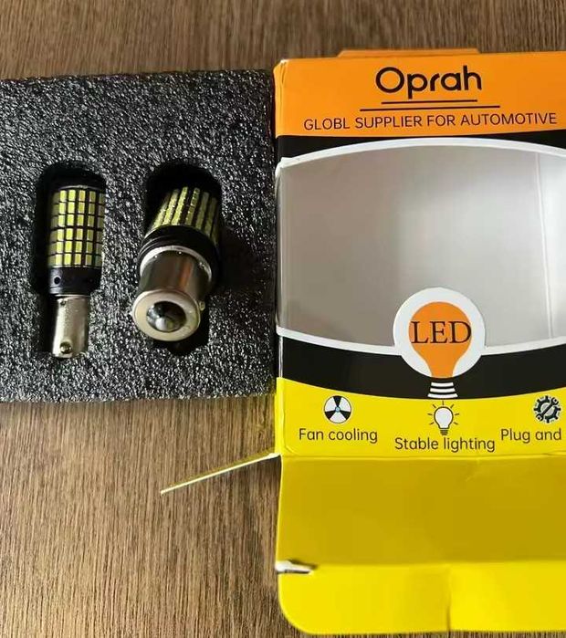 Продам LED-лампи Oprah 1156 BA15S P21W — дуже яскраві!