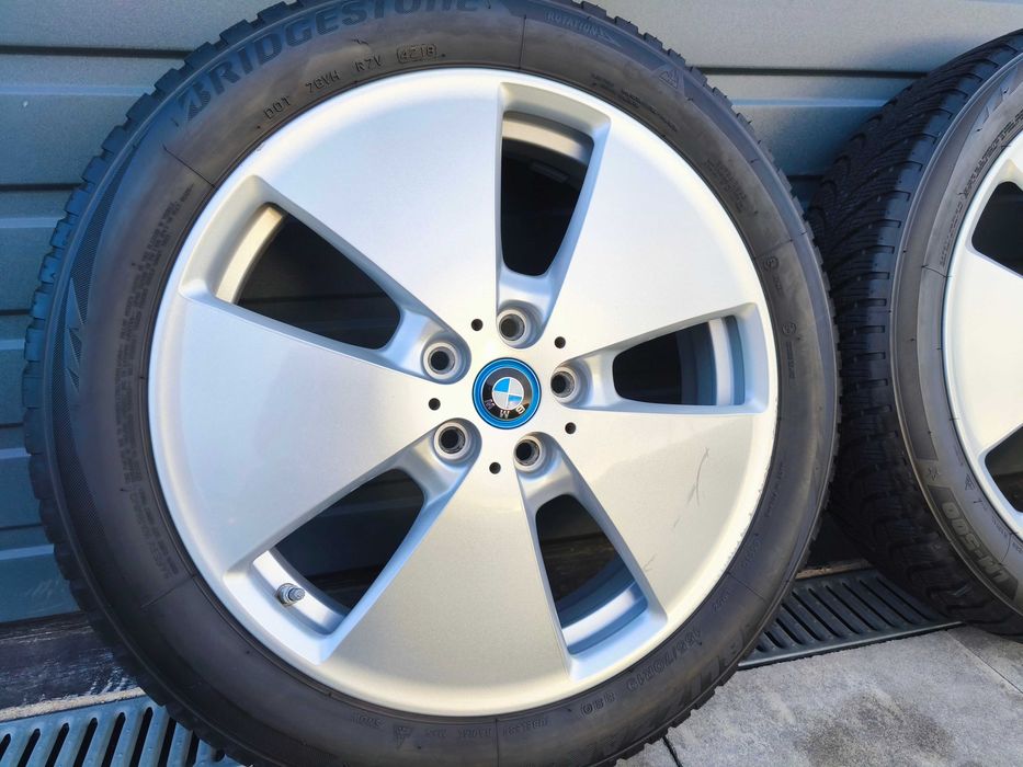 Oryginał BMW 19" 5x112 Czujniki Ciśnienia Zima i3