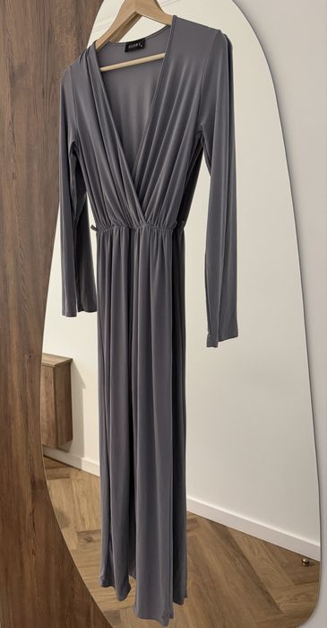 Club L kombinezon kopertowy szary genialny