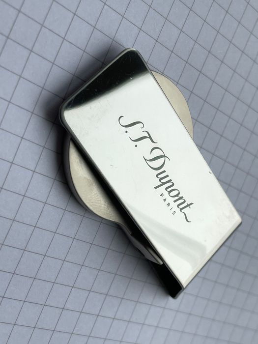 Денежный зажим ST Dupont. Новый. Зажим для купюр, банкнот