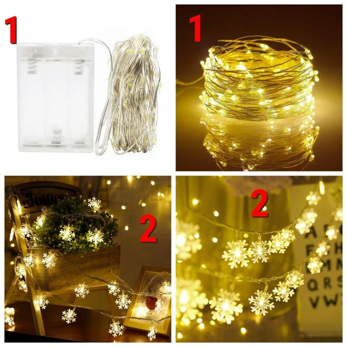 Гирлянды новогодние на батарейках