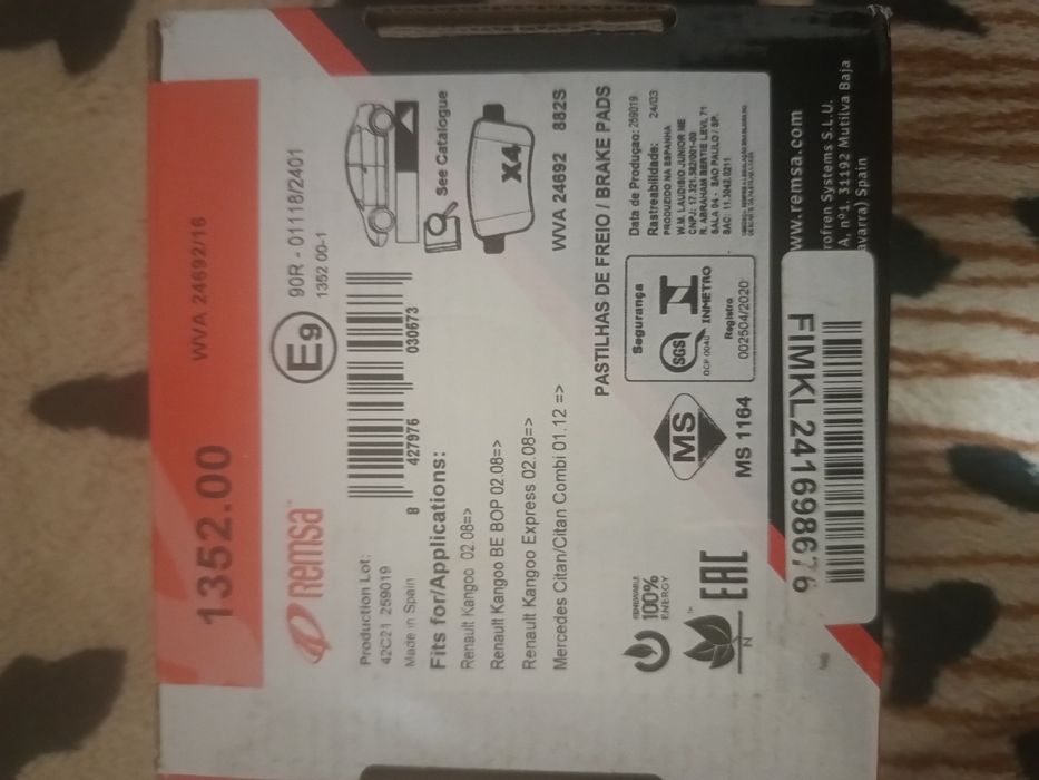 Запчастини до Kangoo 2. Колодки. Тяга. Наконечник. Фільтр