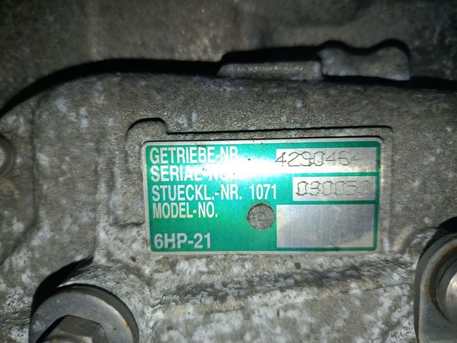 Caixa de velocidades BMW 520D 177CV REF: 143W2N 6HP-21