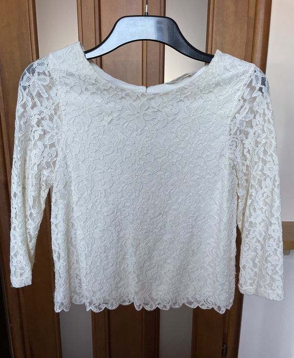 koronkowa bluzka hm