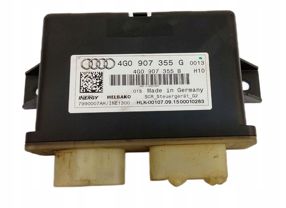 audi a6 c7 4g lift 15-18 2.0 tdi cnha moduł sterownik adblue 4g0907355g