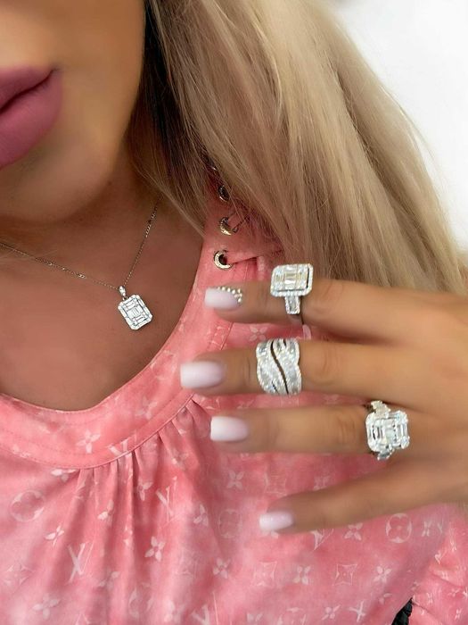 Wisiorek z diamentami naturalnymi Infinity 1.80 CT VVS/F