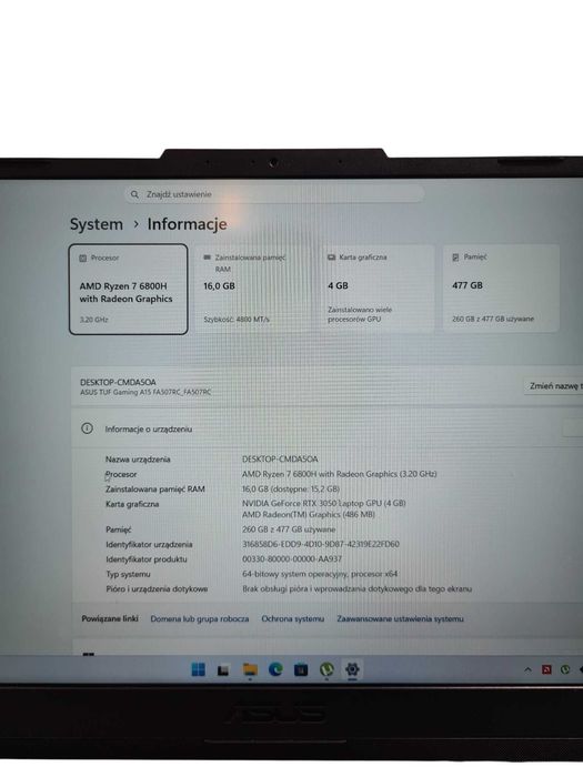 ASUS TUF Gaming A15