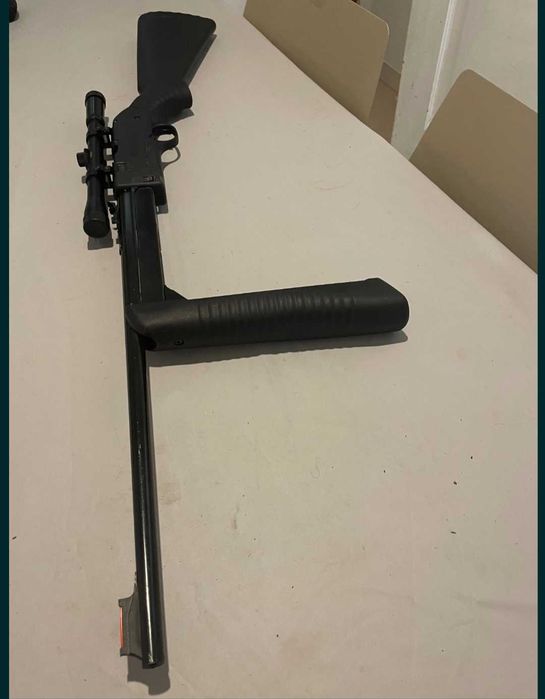 Carabina de ar comprimido como nova