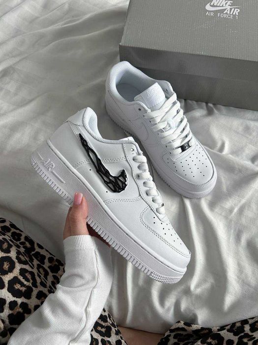 Кеди Nike Air Force 1 Low Molten Metal Black Swoosh | кроси Найк Форс