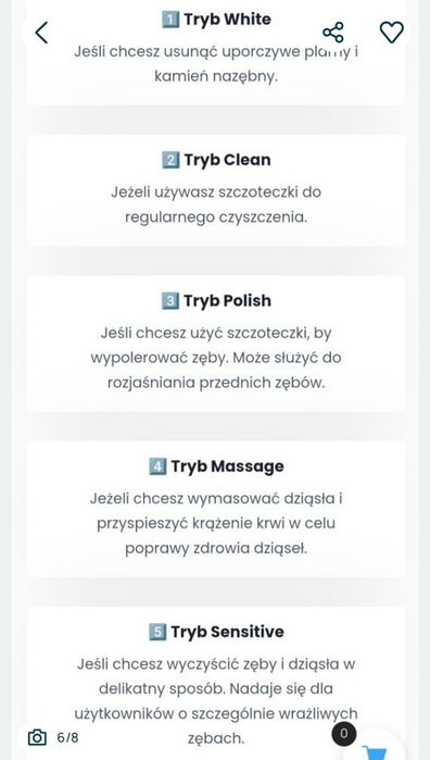 Szczoteczka soniczna 5 trybow  2 sztoteczki ZESTAW

Fairywill D7