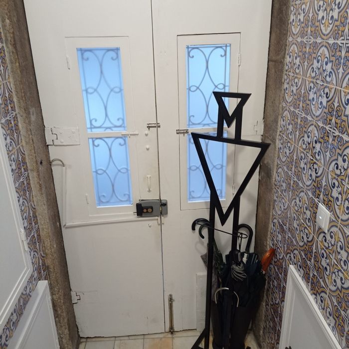 Porta madeira maciça grande