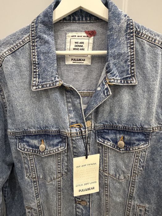 Kurtka jensowa Pull&Bear katana dżinsowa