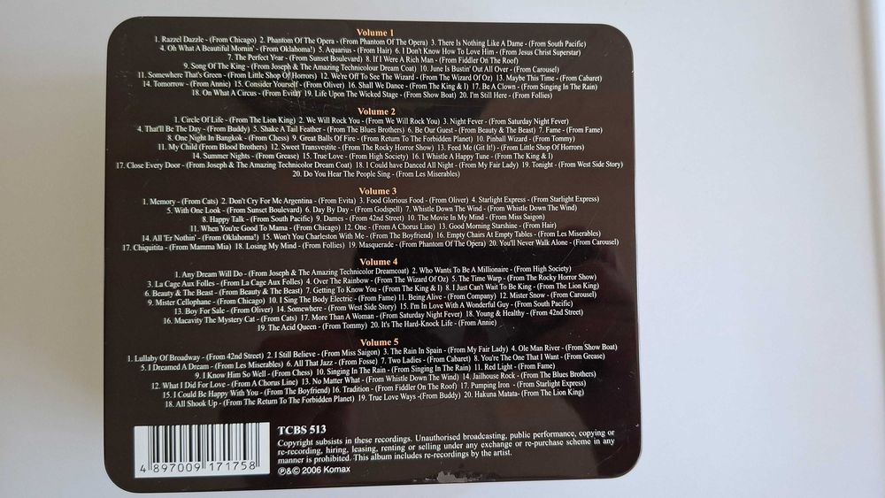 Best of The Musicals 5 CD Collector