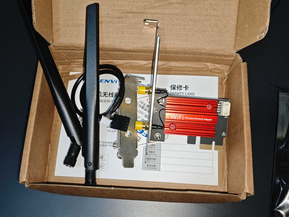 Мережеві адаптери WIFI+BT 2.4/5 Ghz PCI-ex M.2 2230