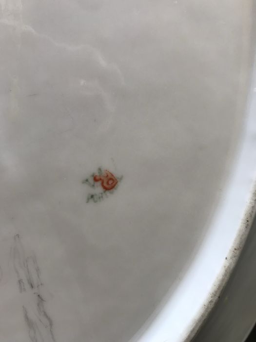 2 travessas muito antigas vista alegre