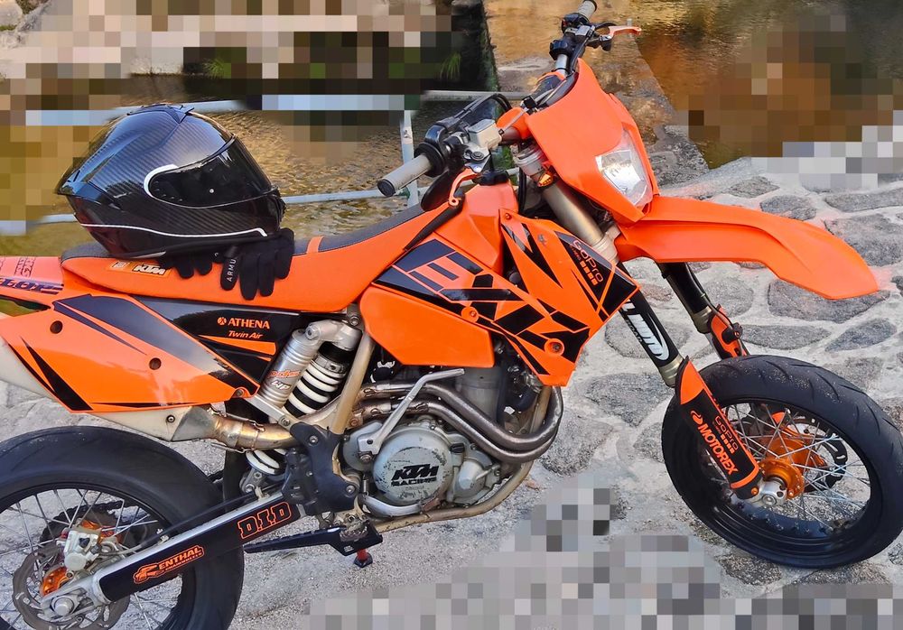 KTM 450 EXC.    Super motard