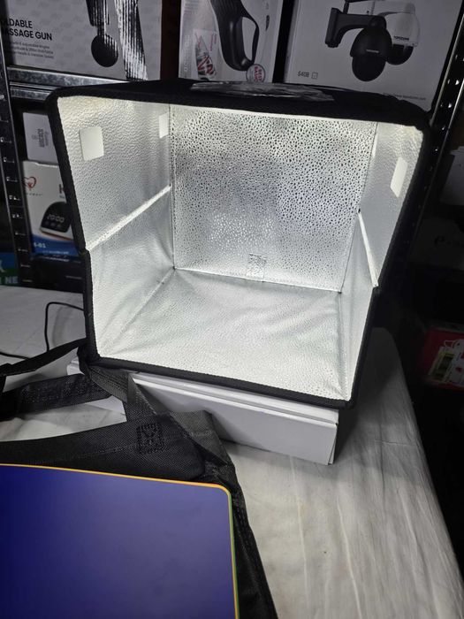 Фотобокс для предметної зйомки STN 25cm Foldable LED Ring Light Studio Box