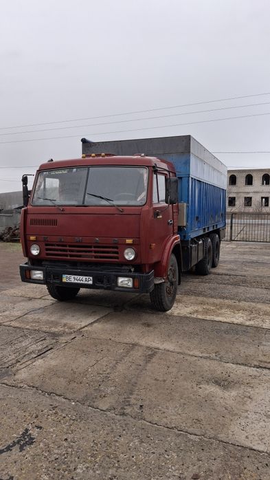 Камаз 53212 с прицепом.