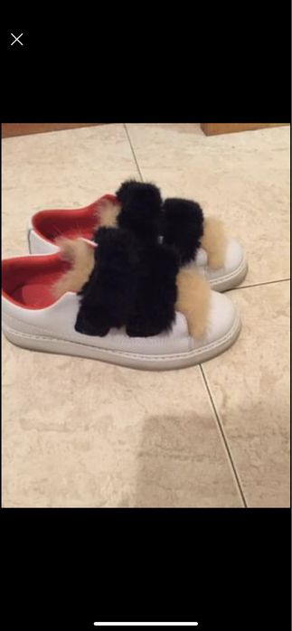 Ténis  Zara  Brancos  com  pelo