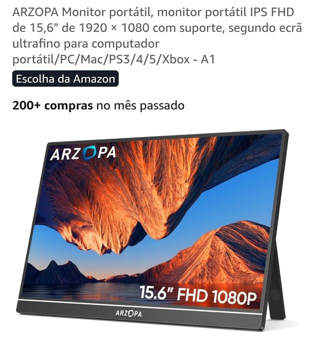 ARZOPA Monitor portátil