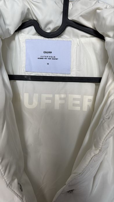 Kurtka biała pikowana