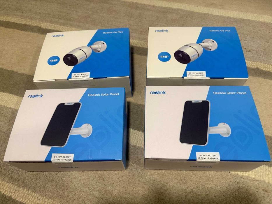Вулична камера Reolink Go Plus (4MP)+ сонячна панель (комплект)