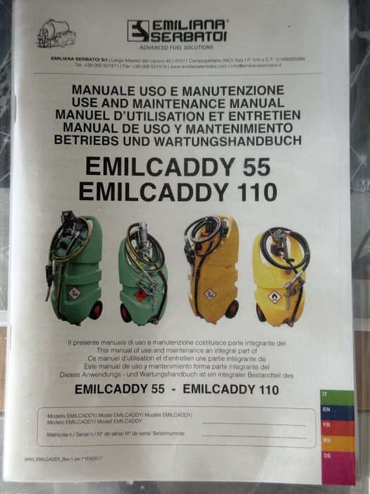 Zbiornik mobilny na benzynę, pojemnosc 55l