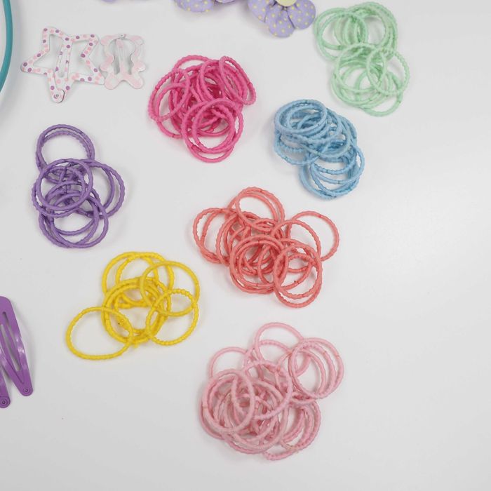 zestaw akcesoriów do włosów dla dziwczynki 127 sztuk