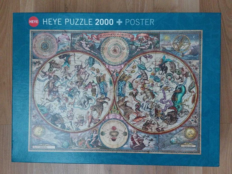 CELESTIAL MAP 2000 peças - Puzzle Heye Completo