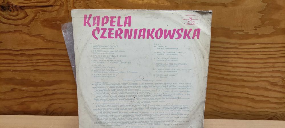 płyta winylowa Kapela Czerniakowska