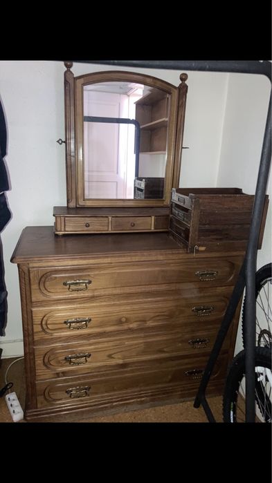 Consola com espelho vintage