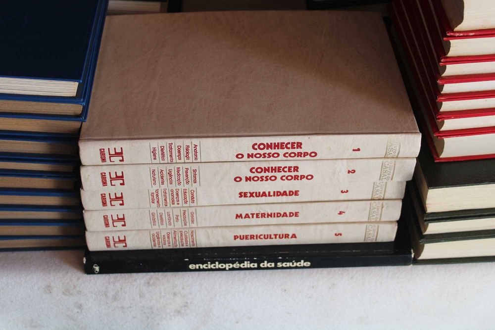 Coleção de 70 Livros Encadernados – várias coleções