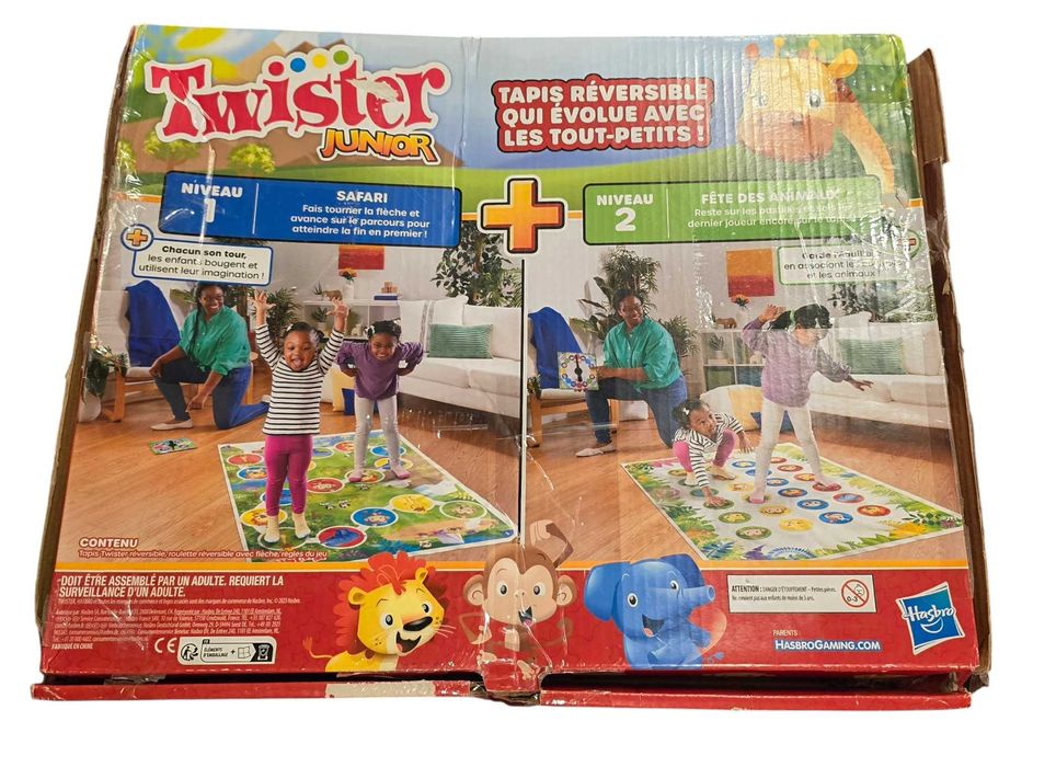 Junior Twister Game - Odwracalna Mata Przygodowa W Dżungli