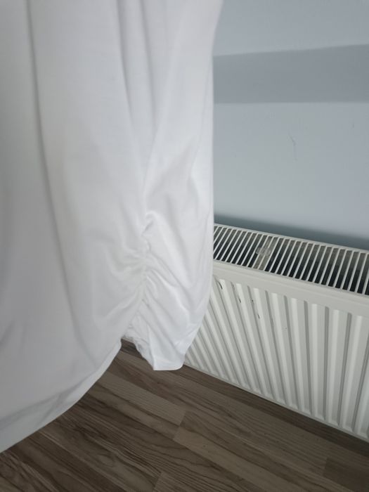 Biała bawełniana bluzka XL