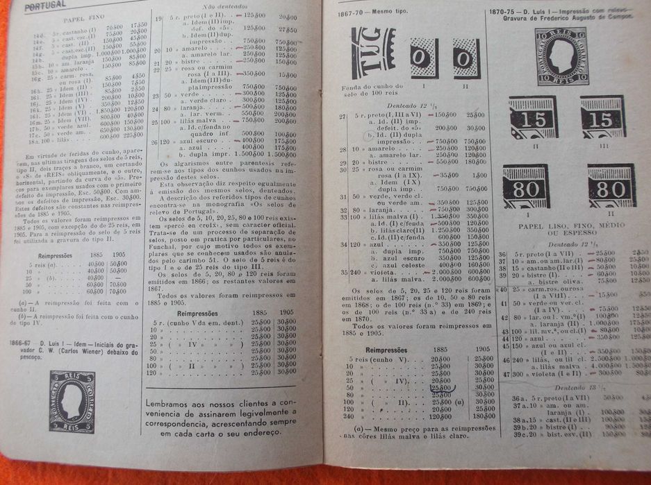 Catalogo de Selos Postais de Portugal e Colonias 1945