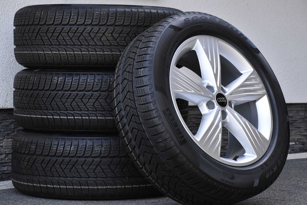 Nowe koła zimowe OEM Audi Q4 Sportback e-tron VW ID.4 ID.5 ID.6 SKODA ELROQ ENYAQ PEAQ CUPRA Tavascan 19" Pirelli