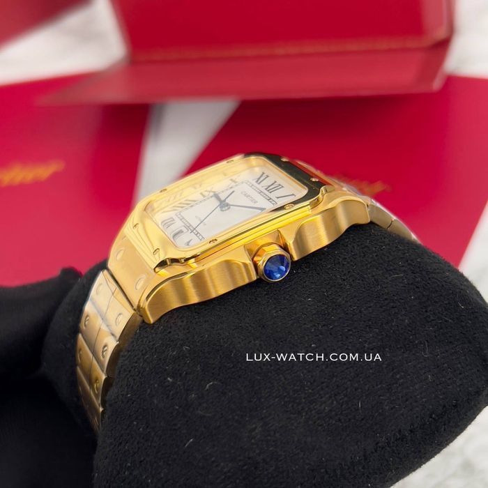 Чоловічий годинник Cartier Santos часы