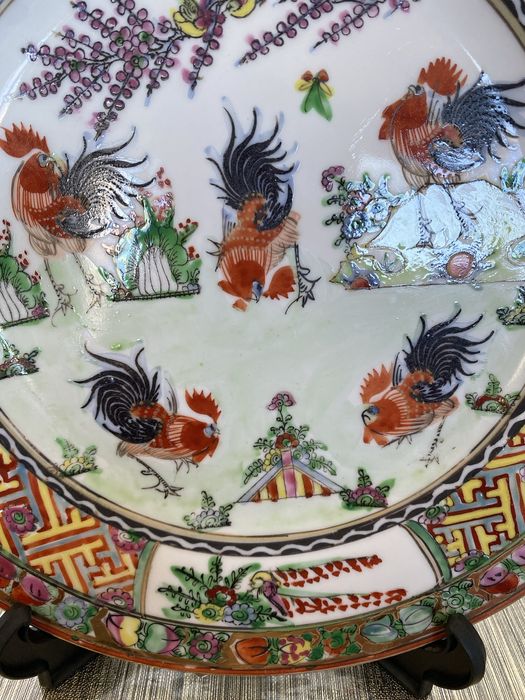 Prato de pocelana antigo chines