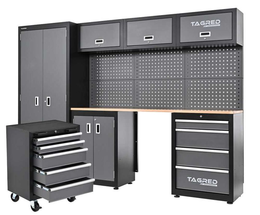 Меблі в гараж, стелаж верстак стінка стелажі стіл мебель модульні