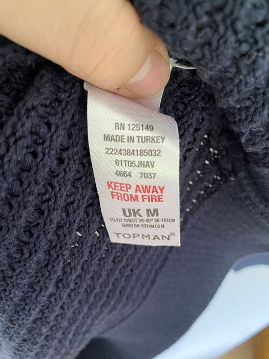 Sweter granatowy Topman M