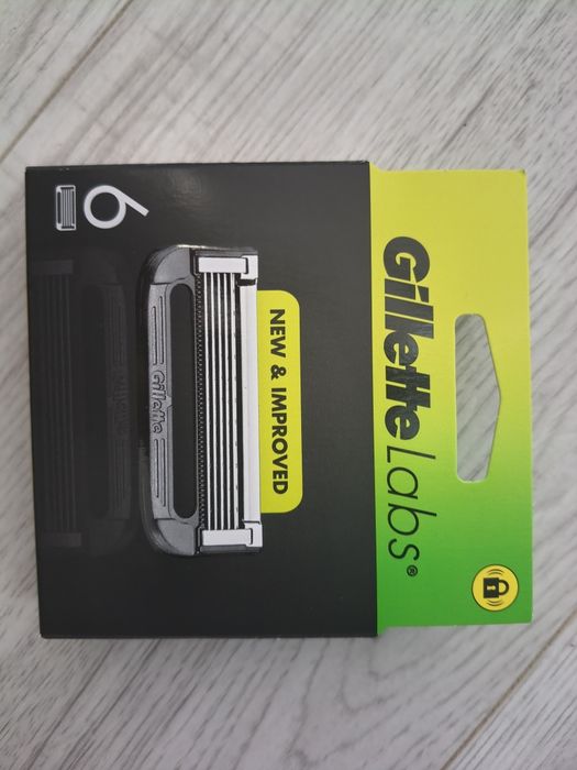 Gillette labs oryginał 6 szt w opakowaniu