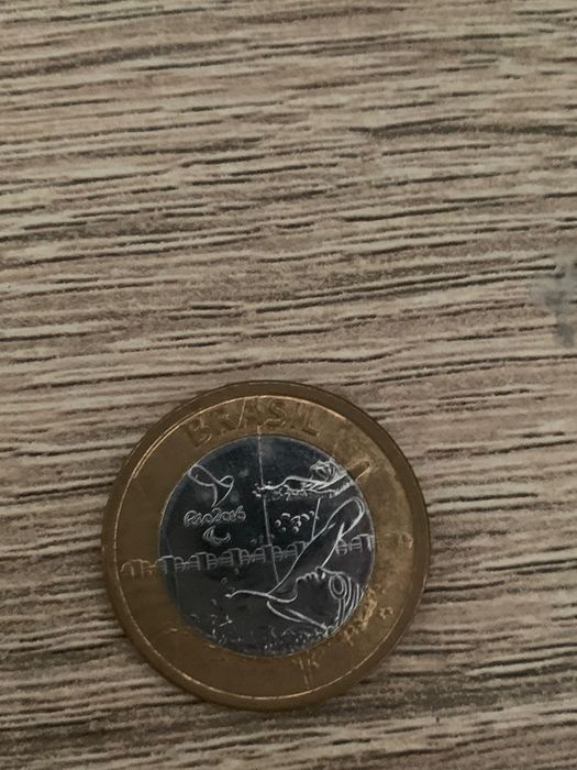 Moedas de 1 real das olimpíadas