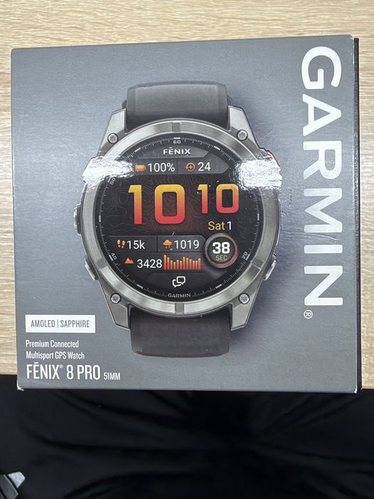 Продаю свій  смарт годинник garmin fenix 8 pro 51 mm