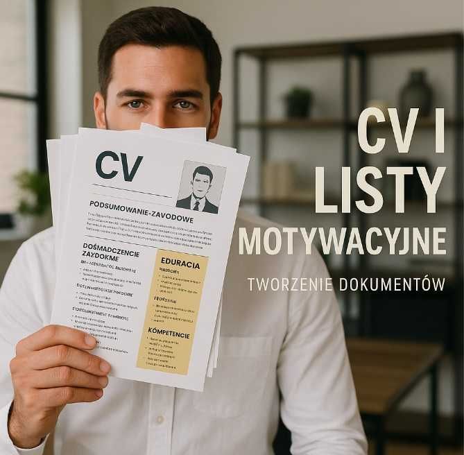 pisanie CV, LM  profesjonalne dokumenty aplikacyjne PL, EN, DE