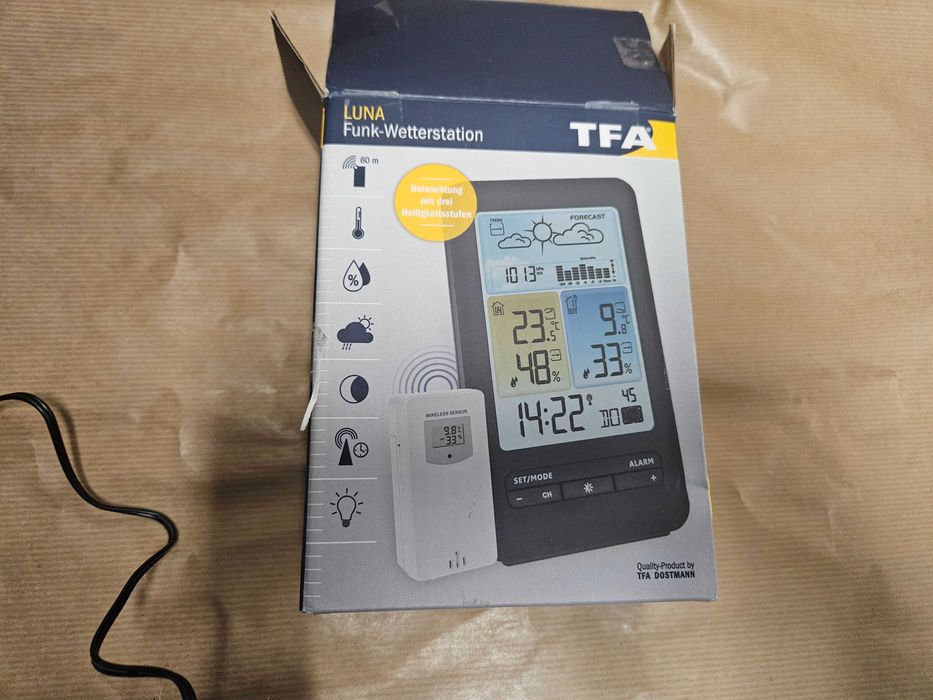 Tfa Dostmann Radiowa stacja pogodowa 35.1165.01