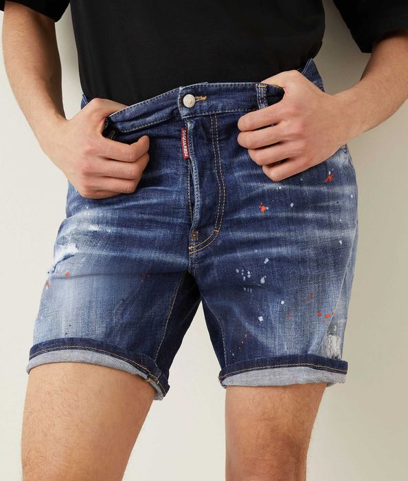 DSQUARED2 jeansowe szorty MARINE SHORT spodenki NEW