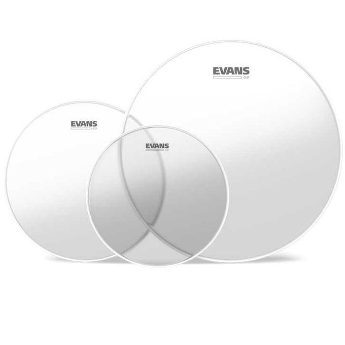 Evans G2 Clear Zestaw Standard 12", 13", 16"