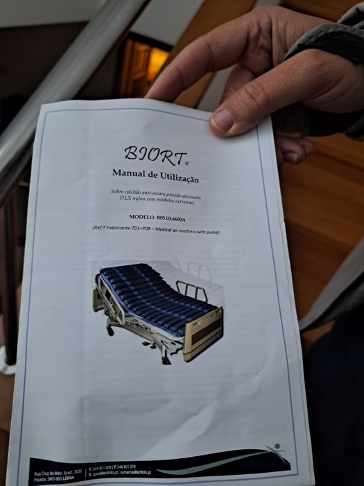 Cama articulada elétrica burmeier Dali + colchão anti-escara