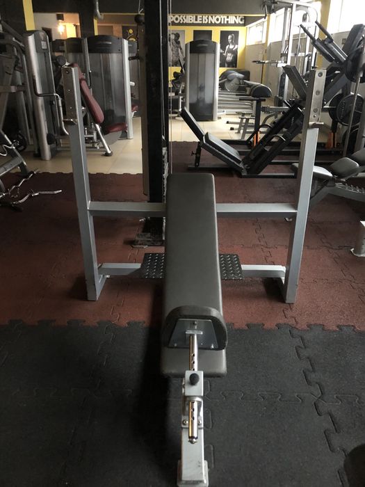 Ławka skośna ze stojakami!!