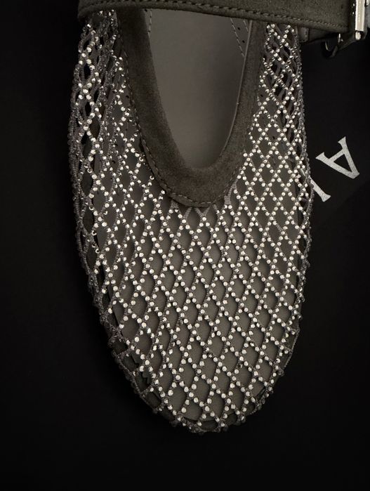 Балетки сетка alaia со стразами